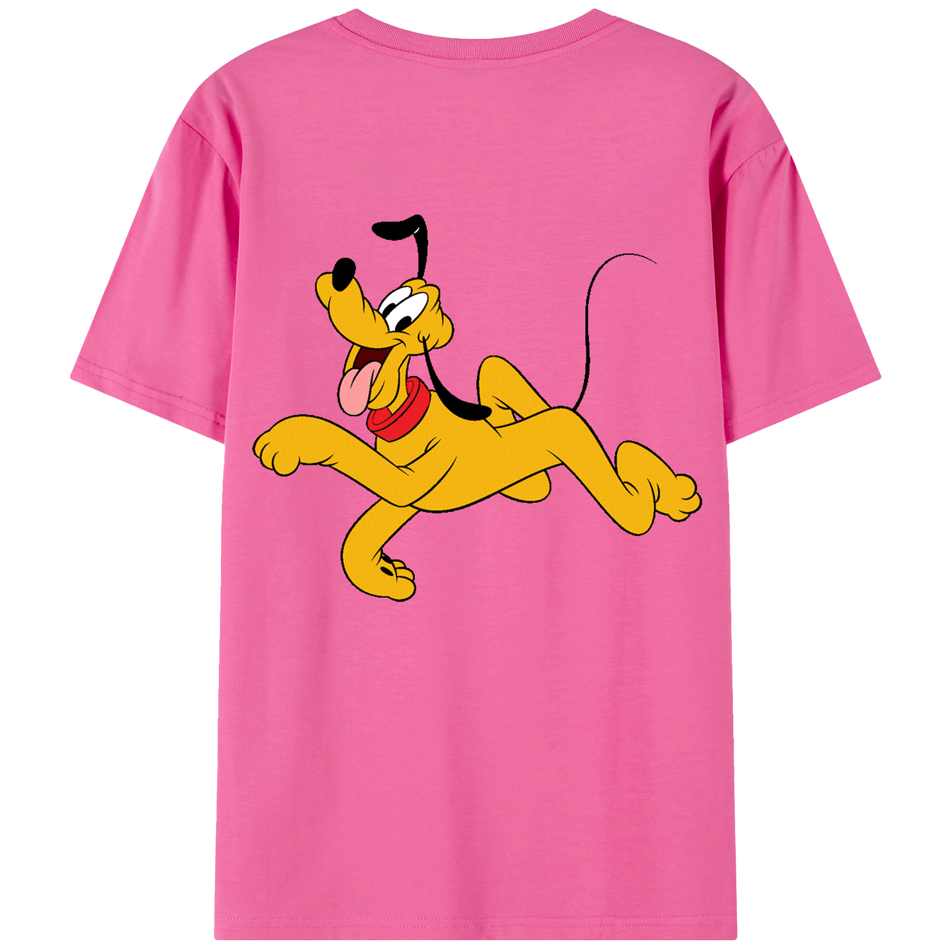 （画像用） ミッキーマウス Mickey Mouse レディース半袖Tシャツ(バックプリント)